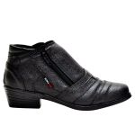 Bota Social Masculino Em Couro Para Trabalho RC Preto