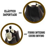 Botina Chelsea Masculina Couro Nobuk Bovino 068 Café