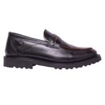 Sapato Casual Masculino Loafer Couro Premium Preto 22003 Preto