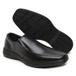 Sapato Social Masculino Preto Confort Ortopédico Elásti 2012 Preto