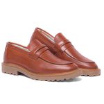 Sapato Casual Masculino Loafer Couro Premium Castor 22003 Castor