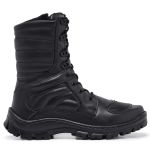 Coturno Bota Militar Couro Bovino Preto 500 Preto