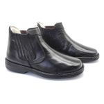 Botina Anti-stress Macia Masculino Preto Elástico 710 Preto