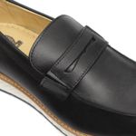 Sapato Casual Masculino Loafer Couro Comfort Preto 9001 Preto