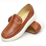 Sapato Casual Masculino Couro Castor Slip On 5503 Castor