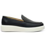 Sapato Casual Masculino Couro Preto Slip On 5503 Preto