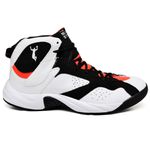 Tênis Basquete Six Street Com Amortecedor 36080 Preto/Laranja