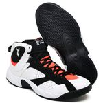 Tênis Basquete Six Street Com Amortecedor 36080 Preto/Laranja