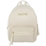 Bolsa Mochila De Costas Arietto Marfim