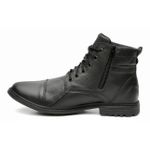bota Coturno Casual Masculino Sola Costurada RC Preto