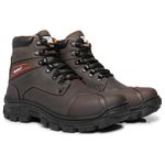 Bota Coturno Adventure Palmilha de Gel Anti Impacto 091 Marrom