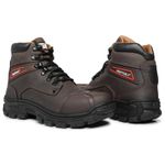 Bota Coturno Adventure Palmilha de Gel Anti Impacto 091 Marrom