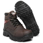 Bota Coturno Adventure Palmilha de Gel Anti Impacto 091 Marrom