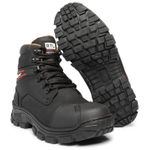Bota Coturno Adventure Palmilha de Gel Anti Impacto 091 Preto