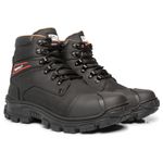 Bota Coturno Adventure Palmilha de Gel Anti Impacto 091 Preto