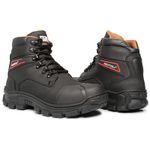 Bota Coturno Adventure Palmilha de Gel Anti Impacto 091 Preto