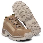 tenis adventure masculino couro Palmilha Gel Olympus Creme