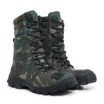Coturno Militar Bota Tática Zíper Camuflado Uragan Predador