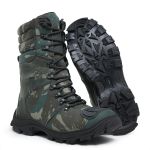 Coturno Militar Bota Tática Zíper Camuflado Uragan Predador