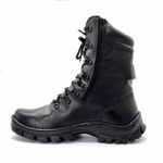 Coturno Militar Preto Operacional De Couro Bope 501 Preto Preto
