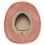 Chapéu Country de Couro Cowboy Rodeio Americano Pinhao