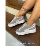 Tênis Flatform Cinza Jessica 