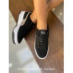 Tênis Flatform Preto/Cinza Jessica 