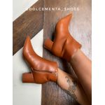 Bota cano curto caramelo Aline