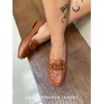 Mocassim Caramelo Croco Nayara