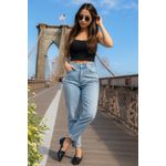 Mocassim Preto/Strass Nayara 