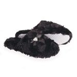 Pantufa Preta Fuflly 
