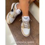 Tênis Jasmin {branco/dourado} 