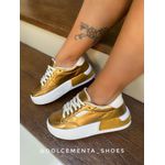 Tênis Carol {Dourado}