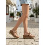 Sandália Vanessa Dourada