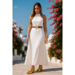 Tamanco Anabela Dourada Ana 