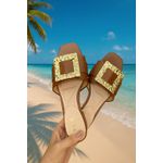 Tamanco Clara Marrom