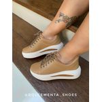 Tênis Flatform Bege Milla 