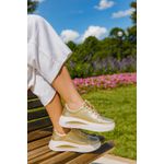 Tênis Flatform Dourado Milla 