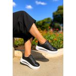 Tênis Flatform Preto Milla 
