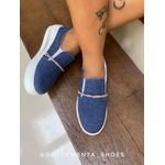 Tênis Flatform Jeans Escuro Nanda