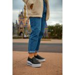 Tênis Flatform Slip On Preto Brenda 