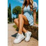Tênis Flatform Branco Milla 