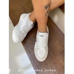 Tênis Branco/Off white/Cinza Celeste 
