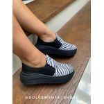 Tênis Flatform Paetê Zebra Karina 