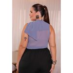 Blusa de crepe