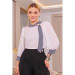 Blusa de crepe