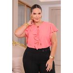 Blusa de crepe boho chique