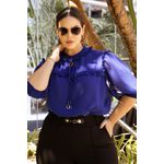 Blusa de Crepe com Babados