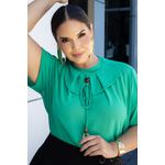 Blusa de Crepe Verde