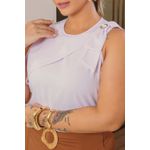 Blusa de Crepe com Max Laço
